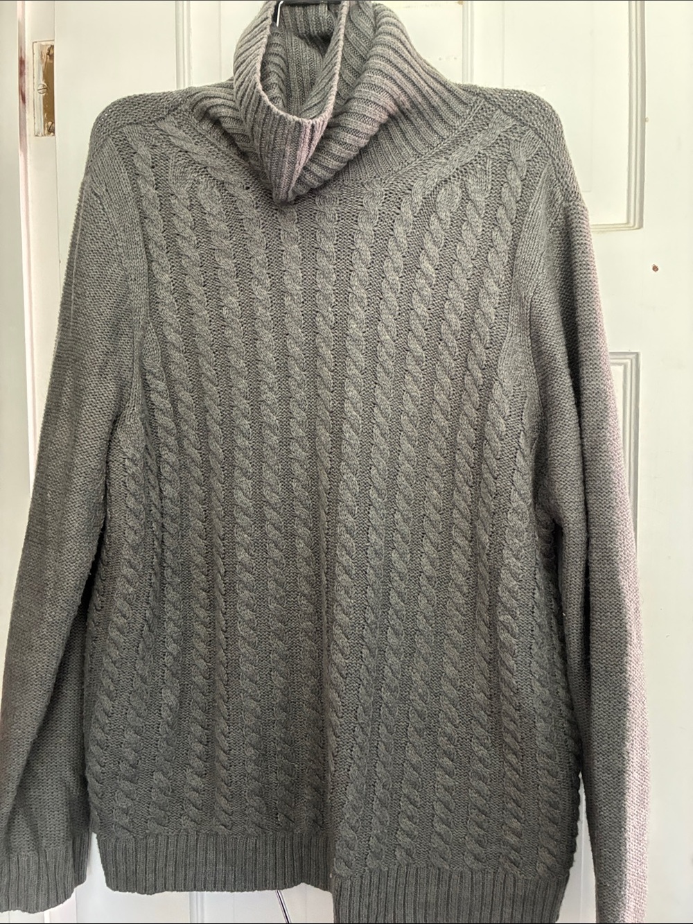 Croft & Barrow Cable-Knit Turtleneck Sweater